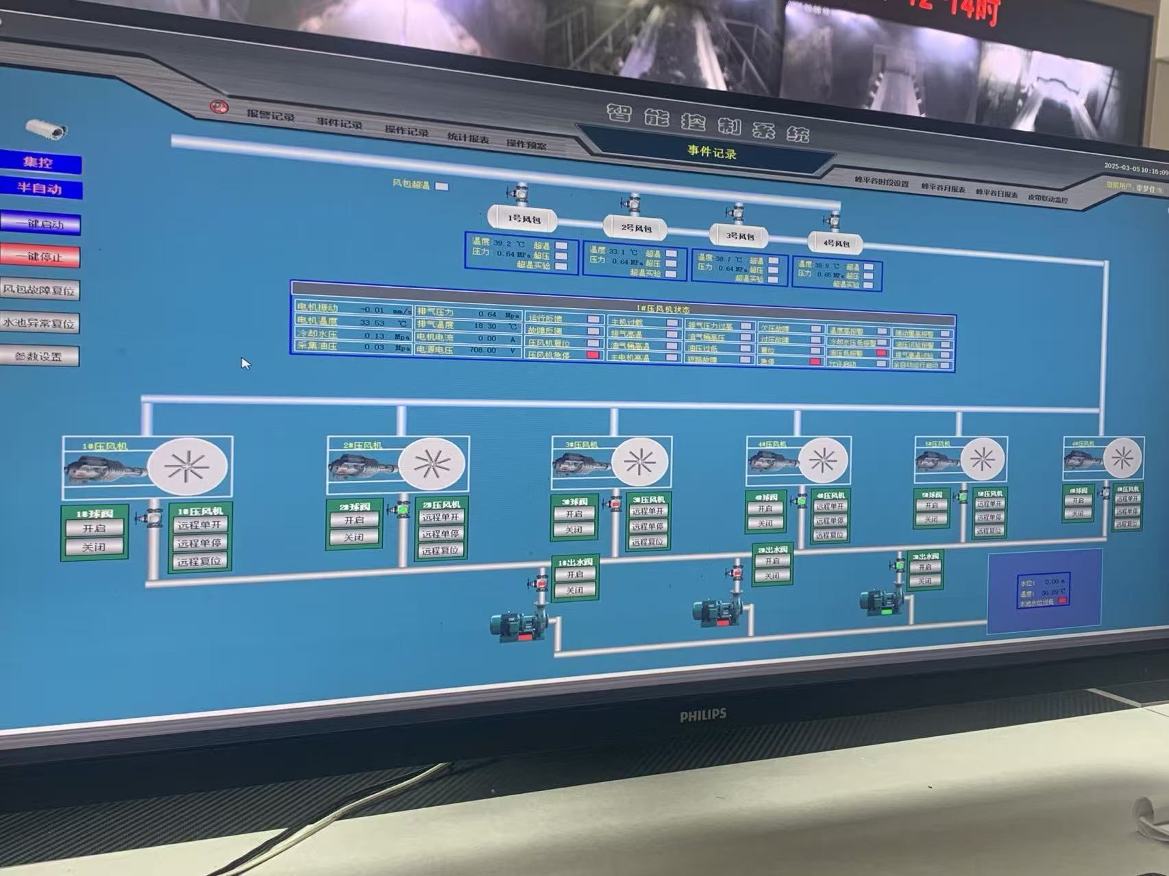 呂家坨礦 壓風機自動化控制系統(tǒng)